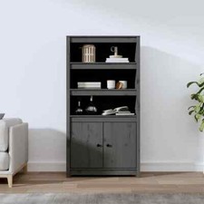 vidaXL Credenza Grigio