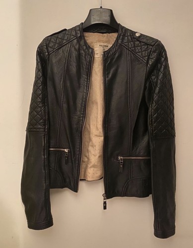 Biker giubbino vera - in,