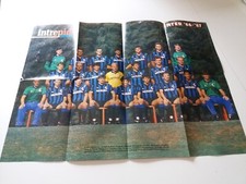 Triplo Poster Inter Fiorentina Brescia Allegato a INTREPIDO 39 del 1986  Ottimo