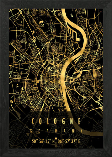 Mappa colonia germania - mappa,