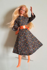 Abito floreale campestre con stivali per Barbie e altre Fashion Dolls-NO DOLL