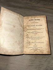 Antique Book: The Latin Tutor