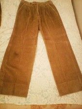 Pantaloni marroni in velluto a coste