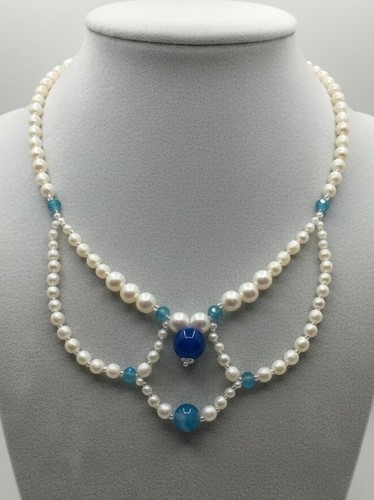 Collana artigianale perle - artigianale,