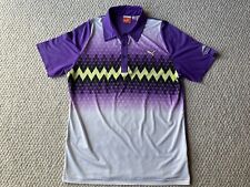 Puma Golf Pro Tour Edition Duo Swing DS Polo Grafica RICKIE FOWLER Camicia Uomo M