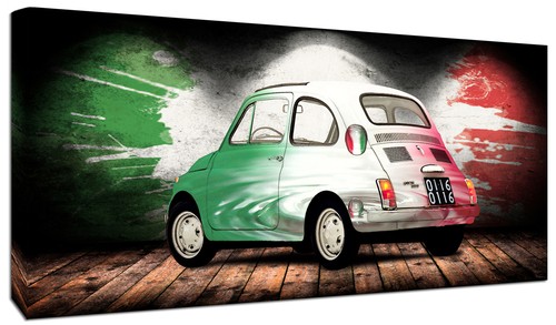 Quadro moderno fiat 500 italia - fiat,