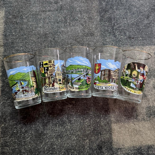 Set bicchieri souvenir 1 - 5, l