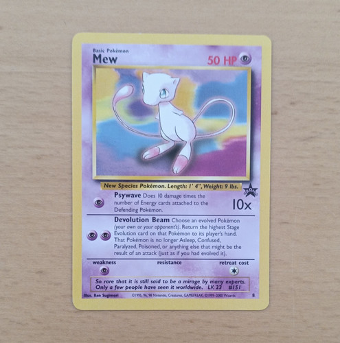 Mew promo - n.8, pokemon