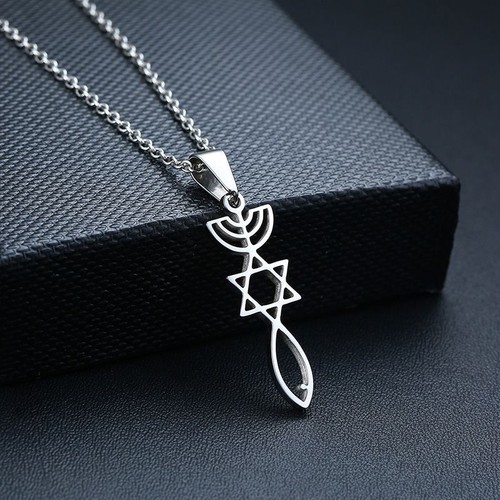 Collana pesce messianico - collana,