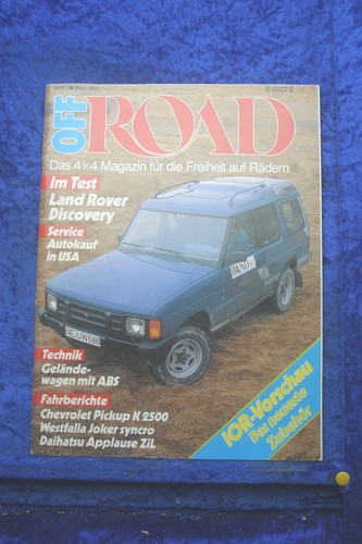 Off road land rover - off, 3/90