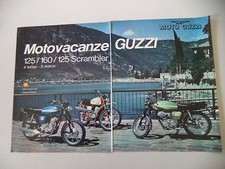 advertising Pubblicità 1973 MOTO GUZZI STORNELLO 125/125 SCRAMBLER/160