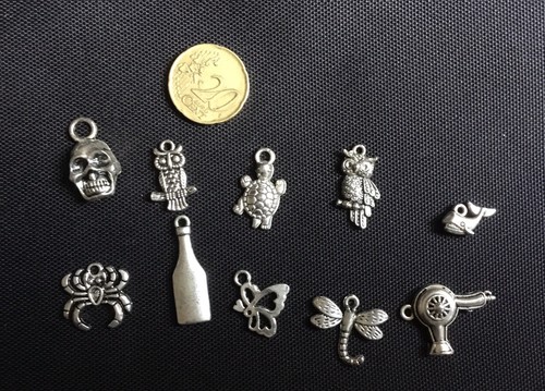 Lotto shock 10pz charms - da,