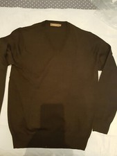 Lotto 1665 maglia maglione felpa uomo ragazzo COMBIPEL tg.L marrone