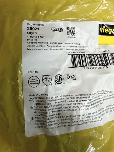 Viega megapress 25021 - megapress,