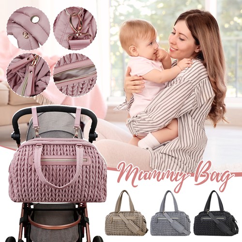 Borsa mamma trapuntata ricamo