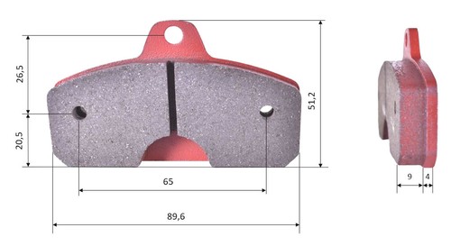 Pastiglie dei freni - (set, di