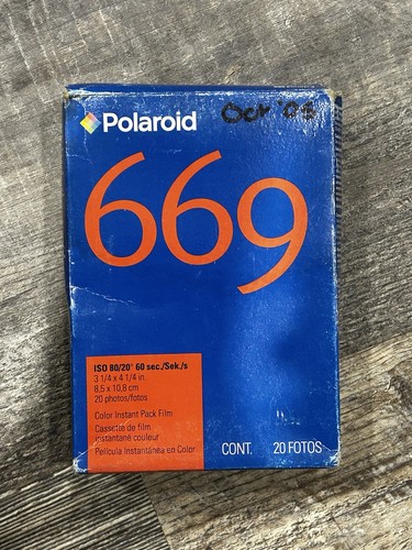 Polaroid 669 peel - apart, film