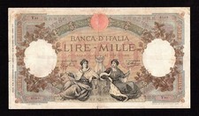 MILLE 1000 LIRE CAPRANESI REPUBBLICHE MARINARE REGINE DEL MARE REGNO D'ITALIA