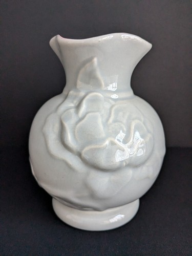 Vtg red wing pottery - vase, grey