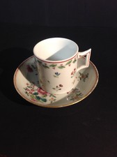 Antica tazzina caffé Compagnia Indie Famiglia Rosa