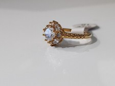 Anello donna solitario metallo