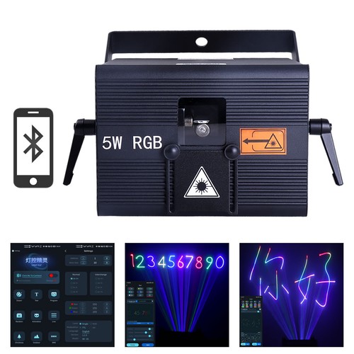 Rgb laser telefono app - 5w,