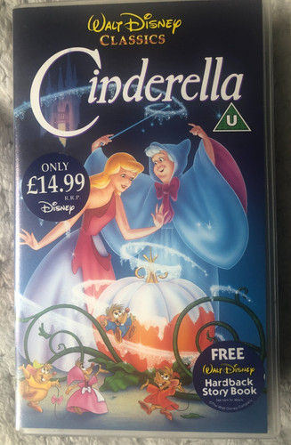 Walt disney cinderella - walt, vhs