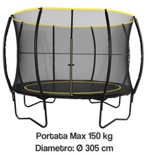 TRAMPOLINO ELASTICO DA