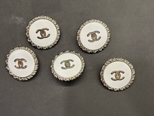Set 5 pezzi bottoni Chanel CC