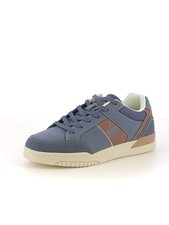 Sneakers stringate uomo blu