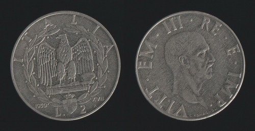 Lire 1939 xvii impero - 2, poco