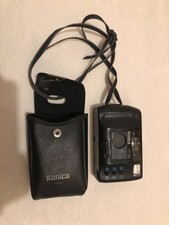 Macchina Fotografica Vintage Konica MT-100 Made In Japan Con Custodia Compatta