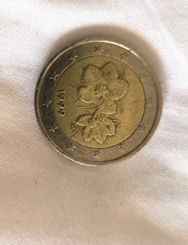 Moneta euro rara della - moneta,