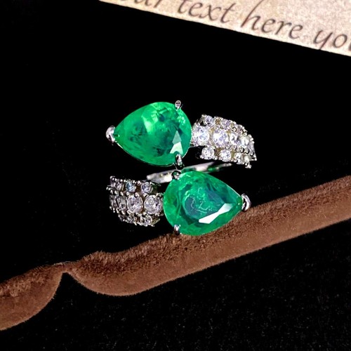 Anello regolabile con zirconi - con,