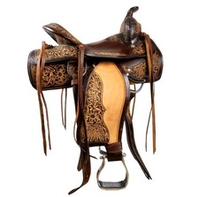 Sella western in pelle: sella