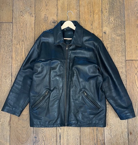 Giacca pelle nera xl - di,