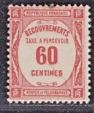 TIMBRE FRANCE 1927/31 TAXE N° 58-N*(B)-VSCAN R/V-