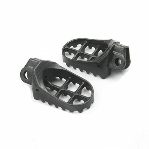 Pedane moto acciaio grigio - pedane,