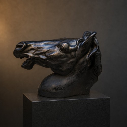Statua decorativa testa - testa, di