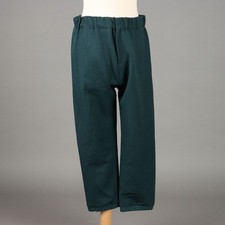 Pantaloni Marni Cotone Poliestere Verde Bottiglia Taglia 40 Italia Originali