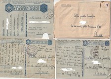 LOTTO N°8 CORRISPONDENZE DA POSTA MILITARE N°11-FRONTE AFRICA (LIBIA) - 1942/43