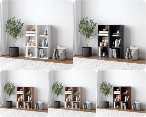 Tier cube bookcase wooden - bookcase,