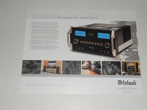 Mcintosh ma8000 brochure - ma8000,