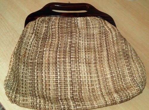 Borsa vintage paglia anni - borsa,