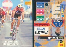 DAVIDE BRAMATI-ceramica panaria-vinavil-N.88-R@R@ CARD CICLISMO MERLIN 96-NEW