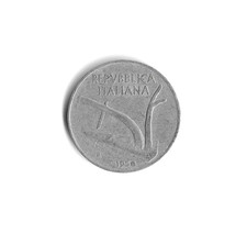 1956 Italy - 10 Lire - 856 -