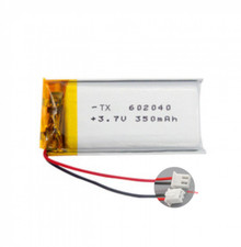 Batteria ricaricabile 3,7 V 350-450 mAh 602040 polimeri lipo per cellulare MP3 GPS