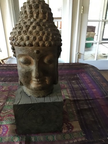 Buddha statue bust - , 14”