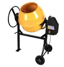 BETONIERA ELETTRICA IMPASTATRICE 130L 500W 240V MISCELATORE CEMENTO 2 RUOTE