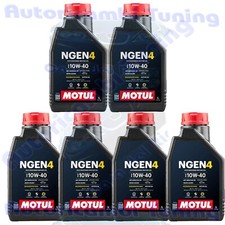 6 Litri LT Olio Motore Motul  Auto NGEN 4 NGEN4 10W40 ACEA A3 B4